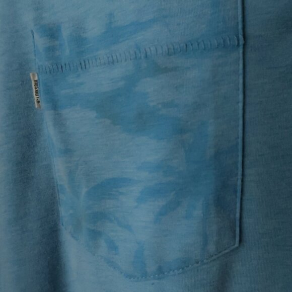 LinkSoul Blue Verrado Palm Pocket Polo (M) SOFT! 🌴 - Picture 1 of 8